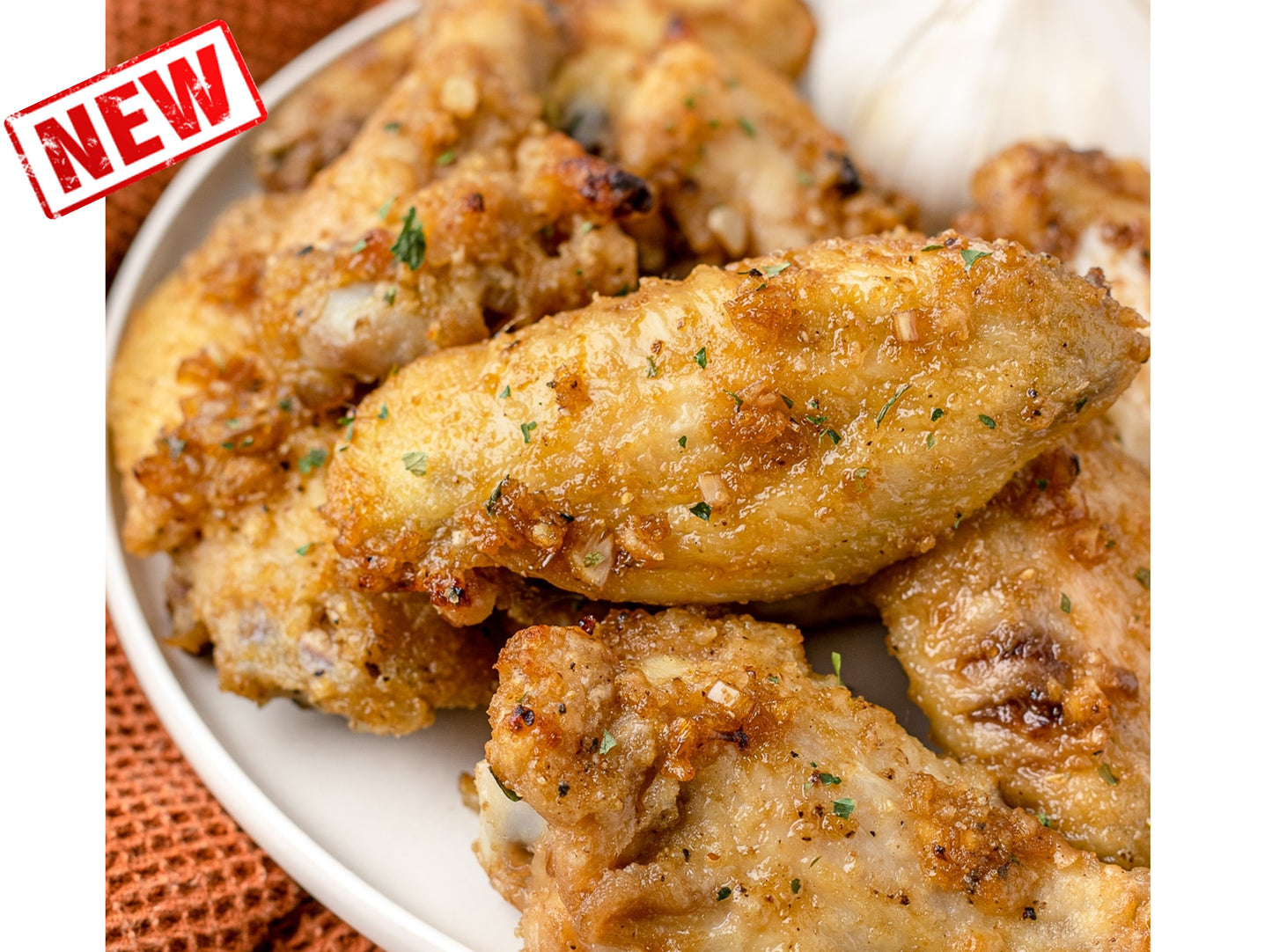 Pan Fried Chicken Wings with Roasted Salt