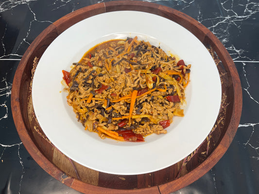 Stir Fried Shredded Pork in Fish Flavoured Sauce