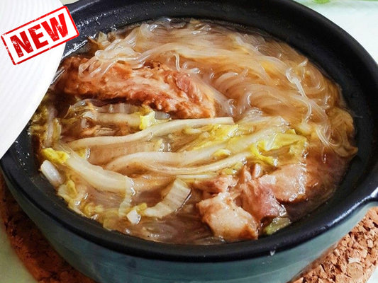 Pork Rib and Vermicelli Stew with Chinese Cabbage