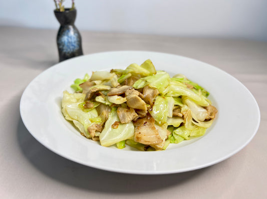 Stir Fried Pork Belly with Cabbage