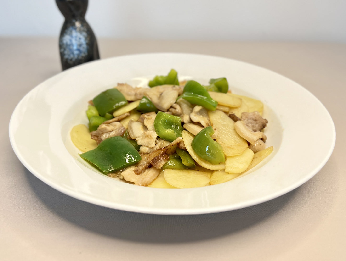 Stir Fried Pork Belly with Assorted Veges