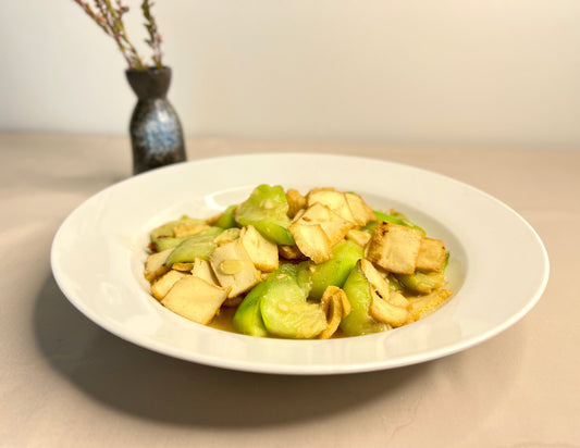 Stir Fried Fish Cake with Gourd