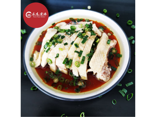 Tender Boiled Chicken with Scallion Oil by HeMu